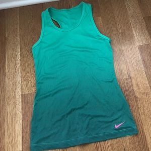 aqua nike tank top